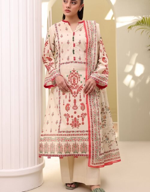 Zellbury Unstitched 2 Piece Printed Lawn Collection'2025 ( SHIRT DUPATTA)- D31