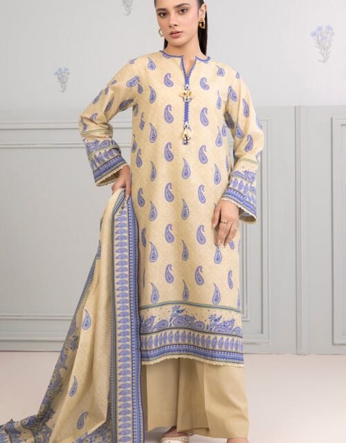 Zellbury Unstitched 2 Piece Printed Lawn Collection'2025 ( SHIRT DUPATTA)- D33