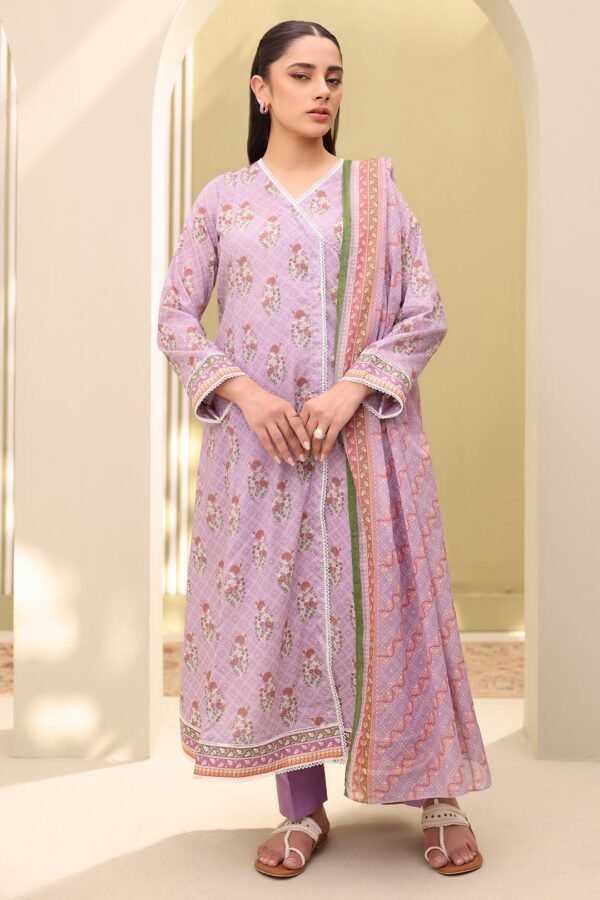 Zellbury Unstitched 3 Piece Printed Lawn Collection'2025 - D35 (WUS25X30249)