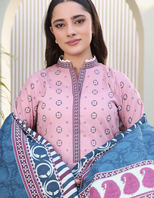 Zellbury Unstitched 3 Piece Printed Lawn Collection'2025 - D38 (WUS25X30324)
