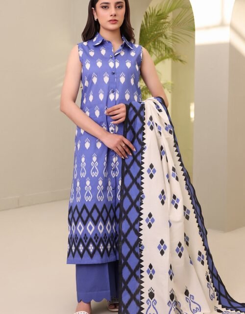 Zellbury Unstitched 3 Piece Printed Lawn Collection'2025 - D39 (WUS25X30322)