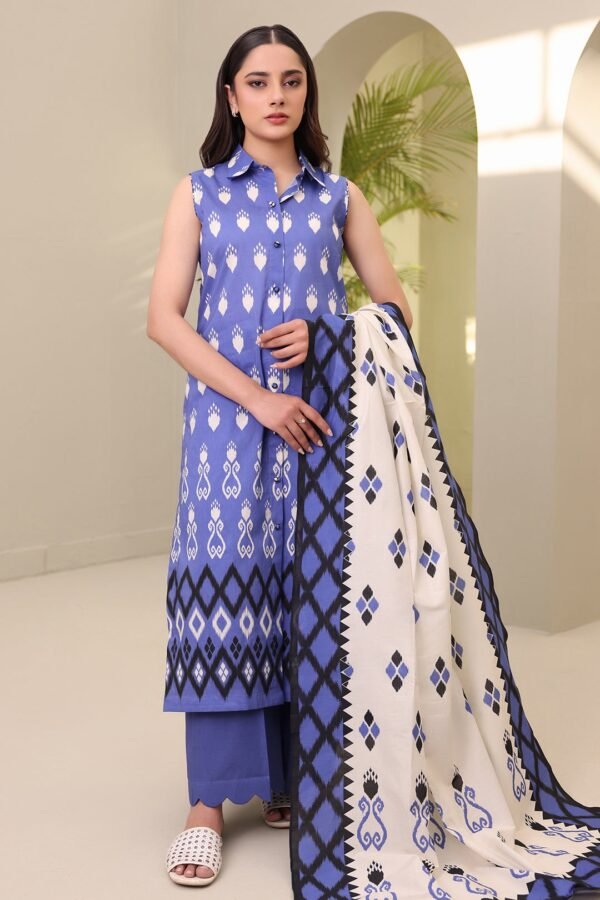 Zellbury Unstitched 3 Piece Printed Lawn Collection'2025 - D39 (WUS25X30322)