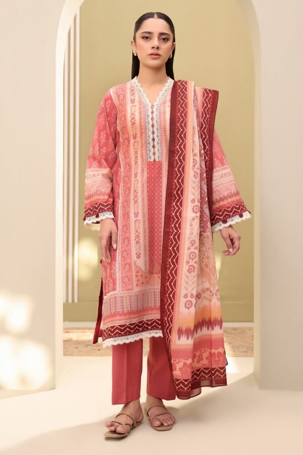 Zellbury Unstitched 3 Piece Printed Lawn Collection'2025 - D40 (WUS25X30320)