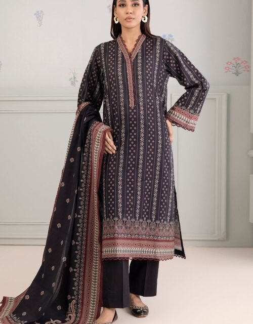 Zellbury Unstitched 3 Piece Printed Lawn Collection'2025 - D43 (WUS25X30504)