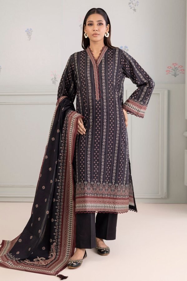 Zellbury Unstitched 3 Piece Printed Lawn Collection'2025 - D43 (WUS25X30504)