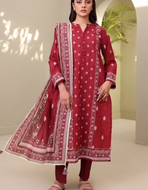 Zellbury Unstitched 3 Piece Printed Lawn Collection'2025 - D44 (WUS25X30386)