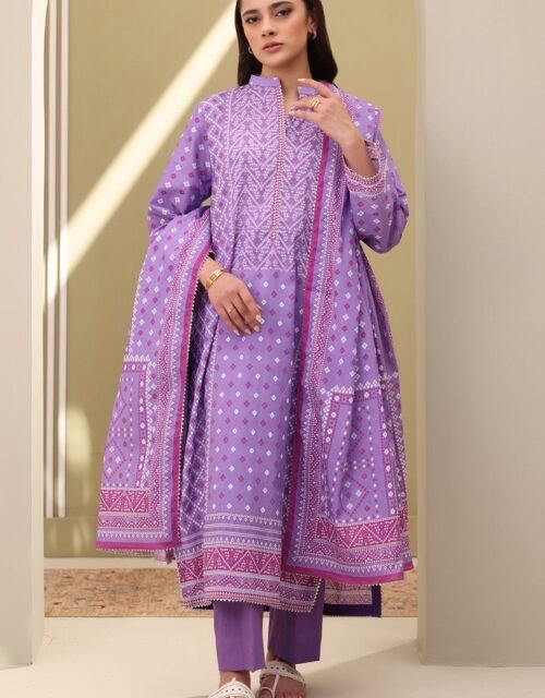 Zellbury Unstitched 3 Piece Printed Lawn Collection'2025 - D45 (WUS25X30384)