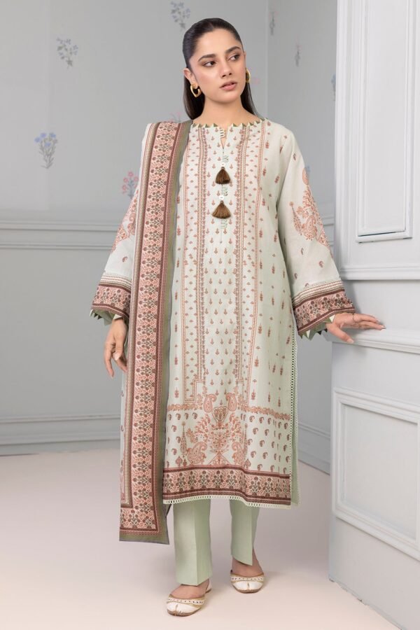 Zellbury Unstitched 3 Piece Printed Lawn Collection'2025 - D46 (WUS25X30572)