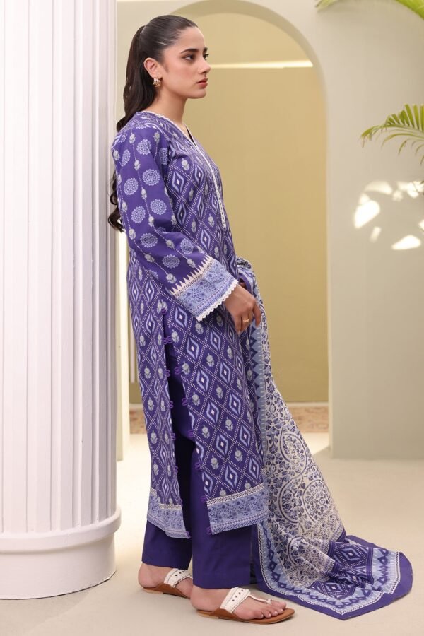 Zellbury Unstitched 3 Piece Printed Lawn Collection'2025 - D47 (WUS25X30391) - Image 2