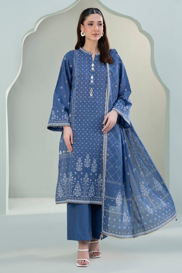 Zellbury Unstitched 3 Piece Printed Lawn Collection'2025 - D51 (WUS25X30337)