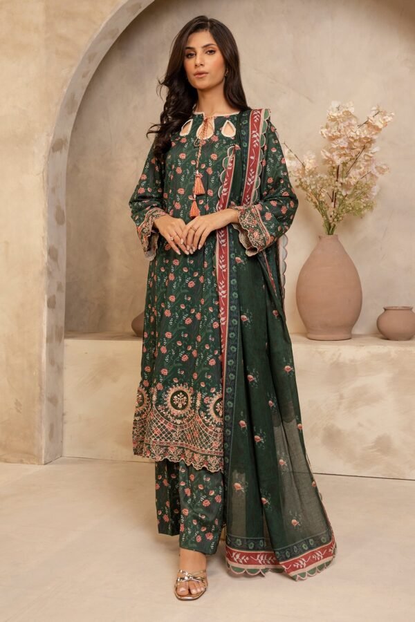 Zellbury Unstitched 3 Piece Embroidered Lawn Collection'2025 - D11 (WUS25E30137)