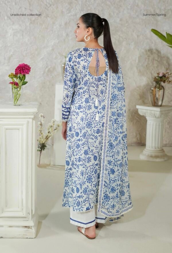 PREMIUM MISHAAL by Gull Jee – DIGITAL PRINTED EMBROIDERED 3 PIECE EDIT’25 – D10 - Image 2