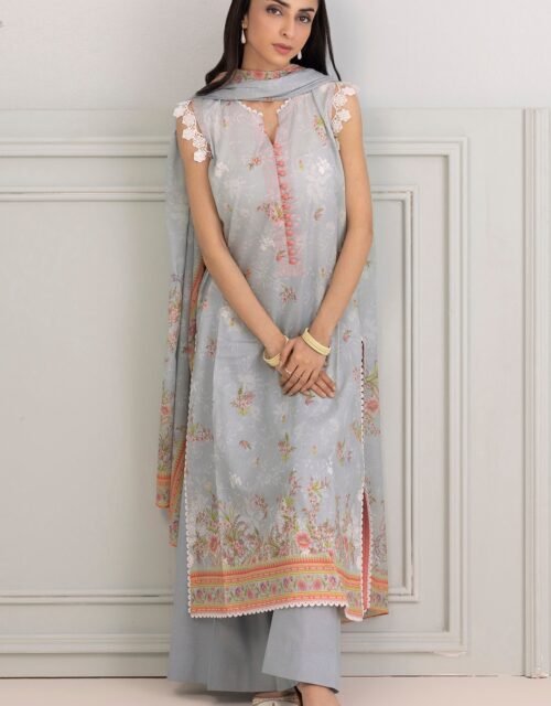 Zellbury Unstitched 3 Piece Printed Lawn Collection'2025 - D33 (WUS25X30385)