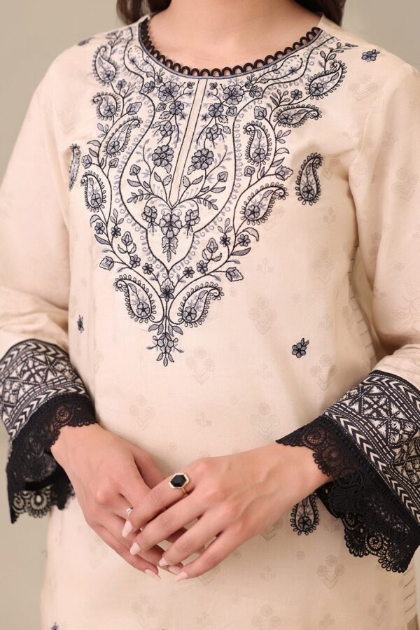 Zellbury Unstitched 3 Piece Embroidered Lawn Collection'2025 - D20 (WUS25E30274) - Image 2
