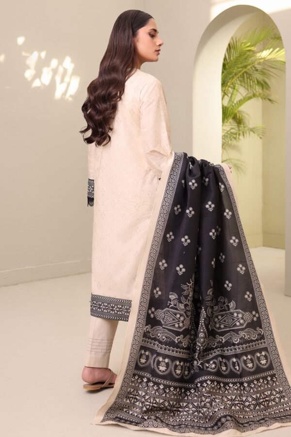 Zellbury Unstitched 3 Piece Embroidered Lawn Collection'2025 - D20 (WUS25E30274) - Image 3