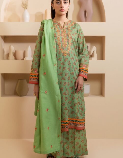 Zellbury Unstitched 3 Piece Embroidered Lawn Collection'2025 - D21 (WUS25E30207)