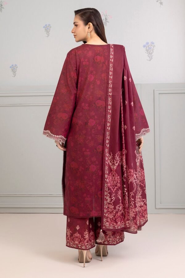 Zellbury Unstitched 3 Piece Embroidered Lawn Collection'2025 - D24 (WUS25E30524) - Image 2