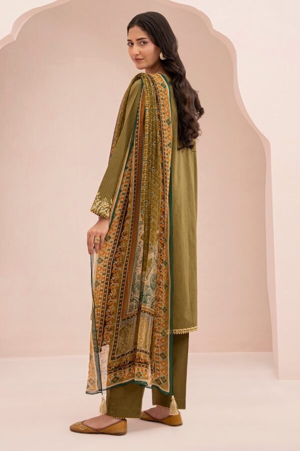 Zellbury Unstitched 3 Piece Embroidered Lawn Collection'2025 - D26 (WUS25E30347) - Image 2