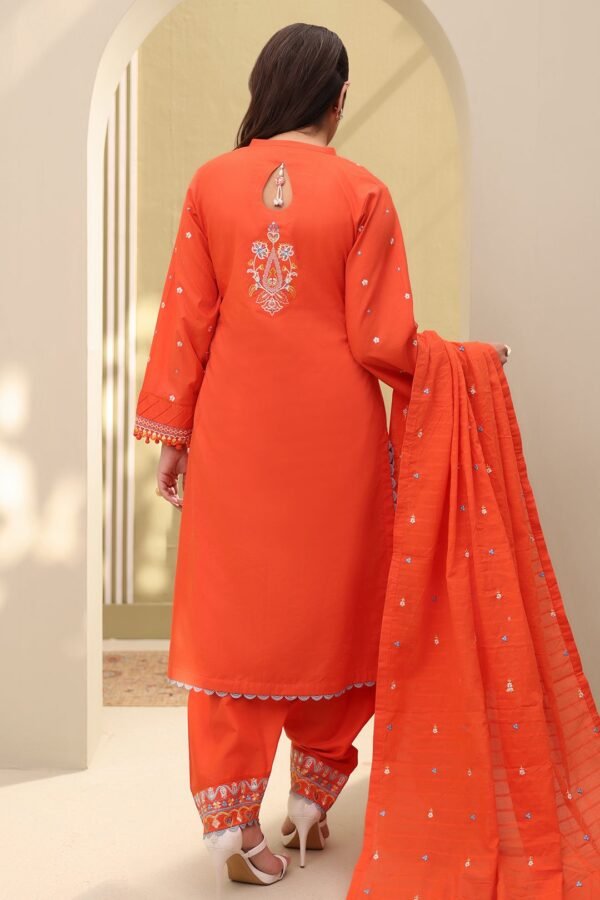 Zellbury Unstitched 3 Piece Embroidered Lawn Collection'2025 - D29 (WUS25E30818) - Image 2