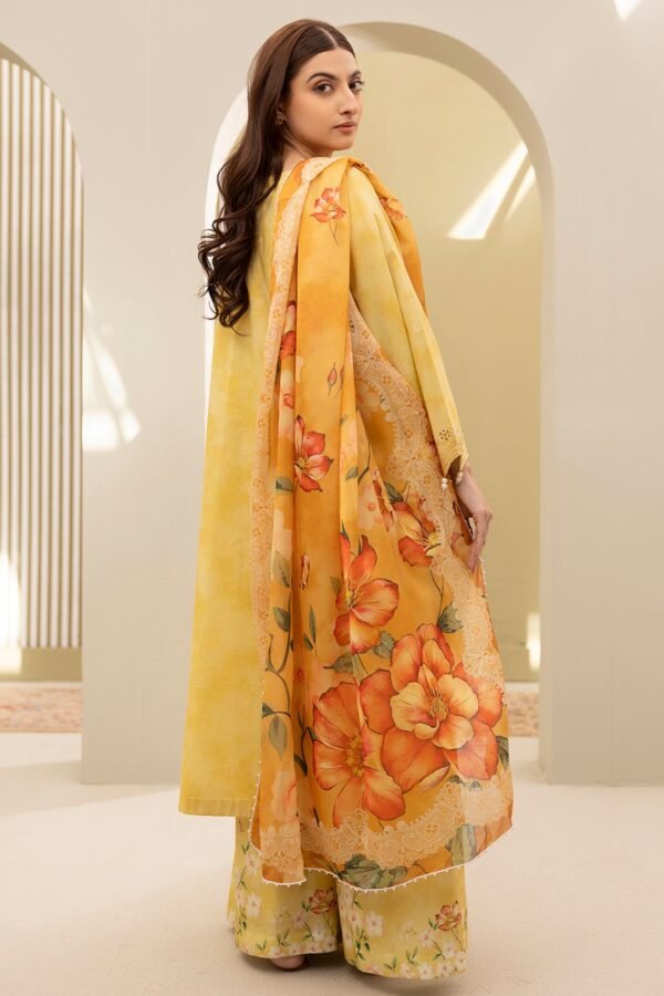 Zellbury Unstitched 3 Piece Embroidered Lawn Collection'2025 - D31 (WUS25E30151) - Image 2