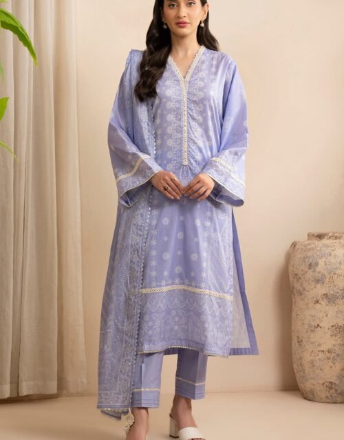 Zellbury Unstitched 3 Piece Printed Lawn Collection'2025 - D114 (WUS25X30586)