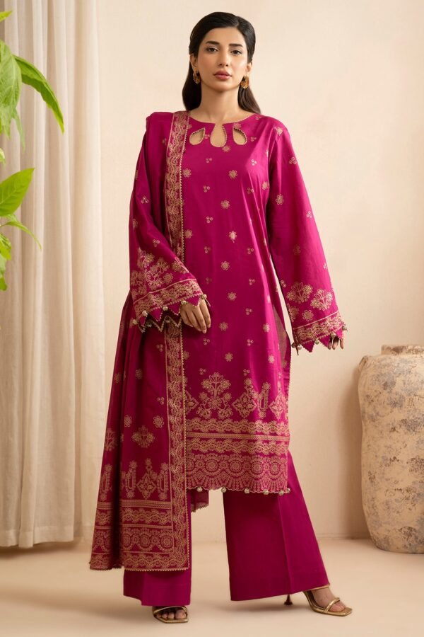 Zellbury Unstitched 3 Piece Printed Lawn Collection'2025 - D115 (WUS25X30514)