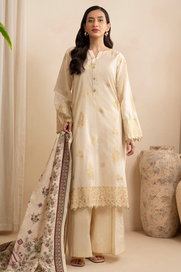 Zellbury Unstitched 3 Piece Printed Lawn Collection'2025 - D116 (WUS25X30585)