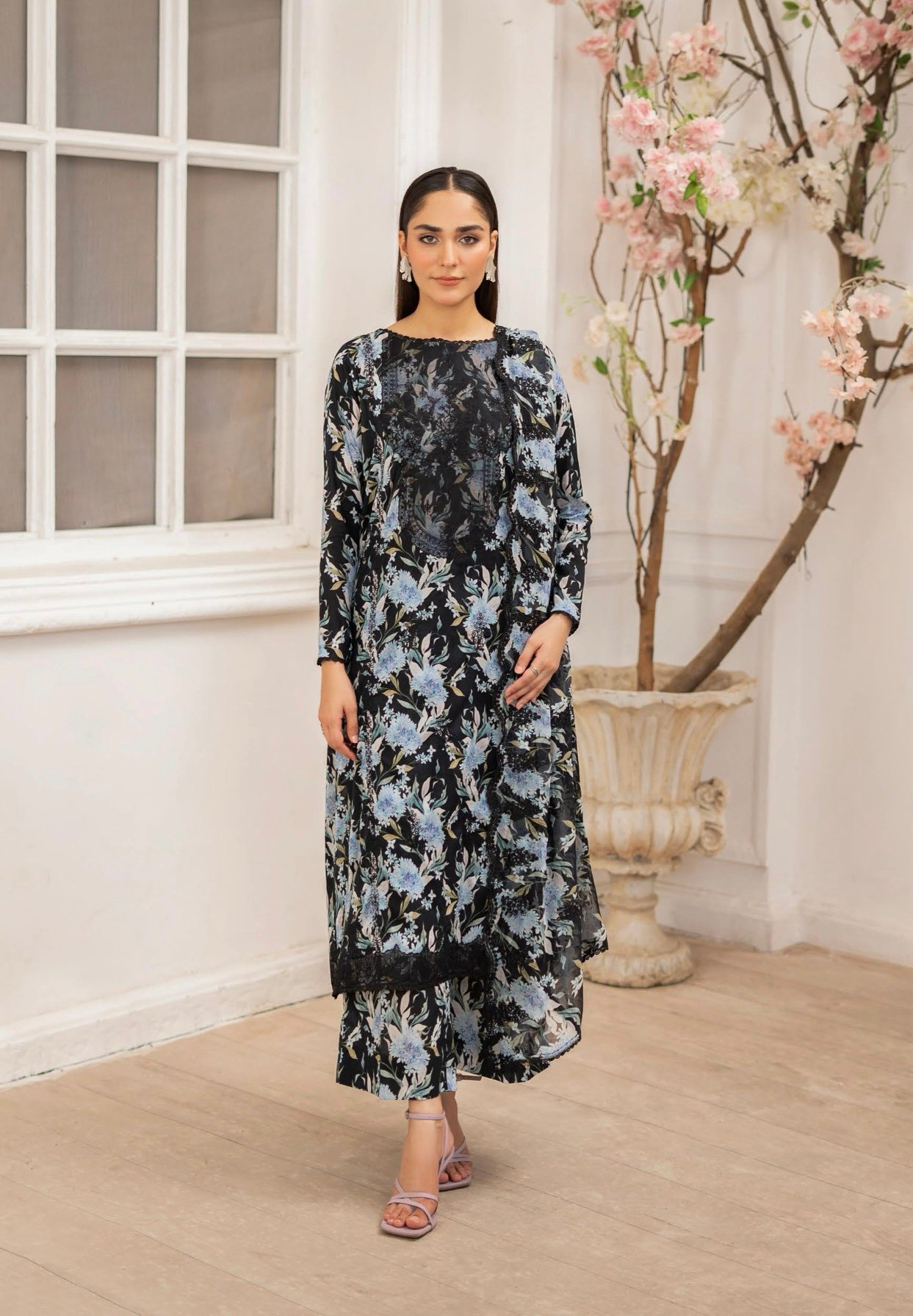 Premium ZIVA by Gull Jee - Luxury Unstitched 3 - Piece Exclusive Embroidered Lawn Collection - A05