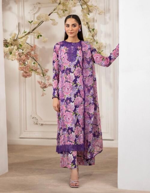 Premium ZIVA by Gull Jee - Luxury Unstitched 3 - Piece Exclusive Embroidered Lawn Collection - A10