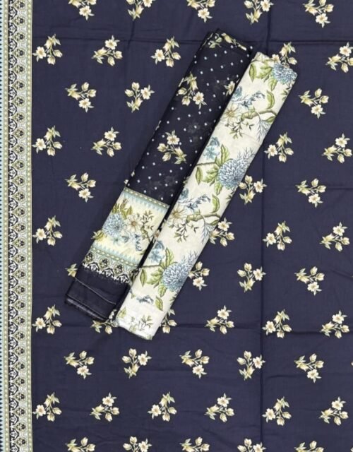 Bin Saeed Unstitched Digital Printed Summer Lawn Collection 2025 - D153