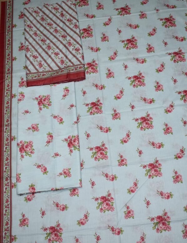 Bin Saeed Unstitched Digital Printed Summer Lawn Collection 2025 - D143