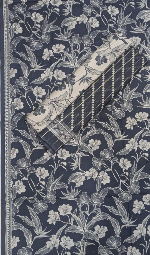 Bin Saeed Unstitched Digital Printed Summer Lawn Collection 2025 - D139