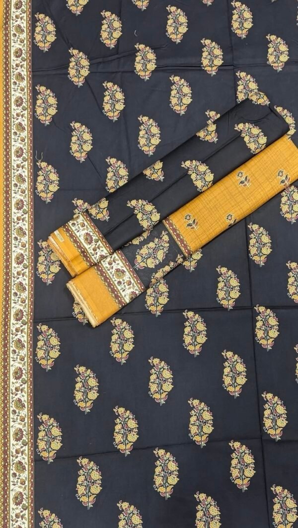 Bin Saeed Unstitched Digital Printed Summer Lawn Collection 2025 - D140