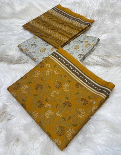 Bin Saeed Unstitched Digital Printed Summer Lawn Collection 2025 - D155