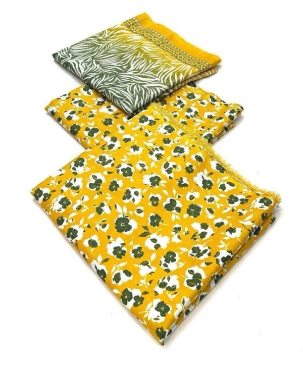 Bin Saeed Unstitched Digital Printed Summer Lawn Collection 2025 - D137