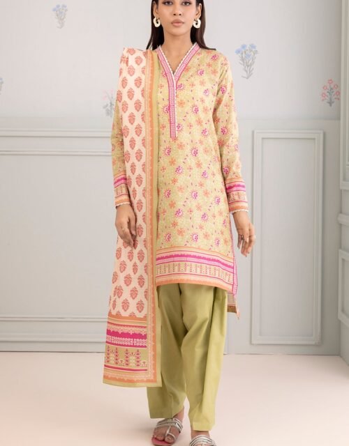 Zellbury Unstitched 3 Piece Printed Lawn Collection'2025 - D56 (WUS25X30499)