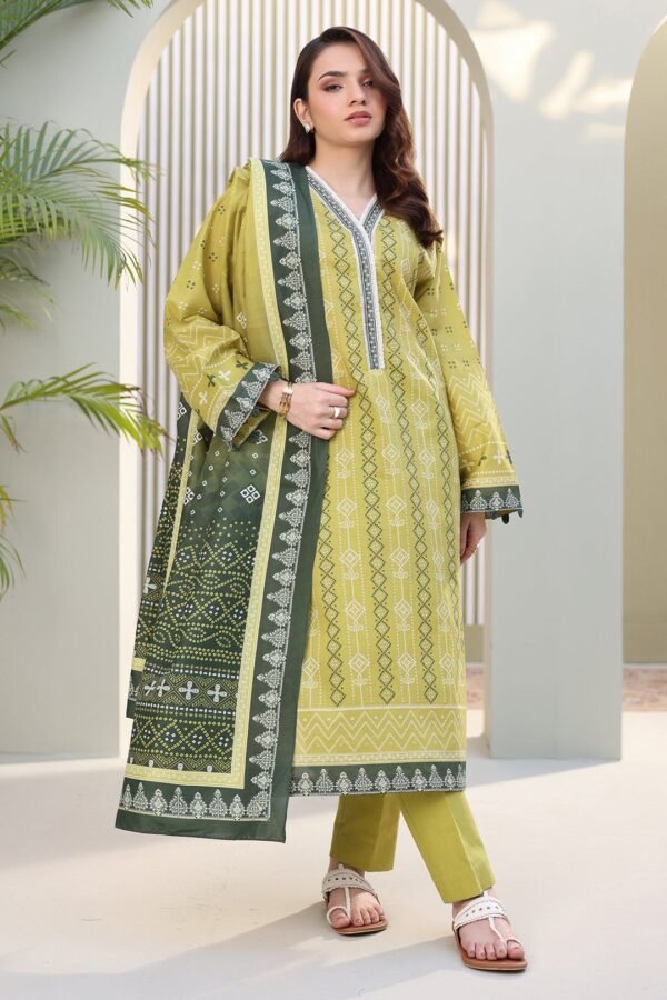 Zellbury Unstitched 3 Piece Printed Lawn Collection'2025 - D58 (WUS25X30381)