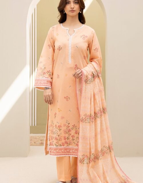 Zellbury Unstitched 3 Piece Printed Lawn Collection'2025 - D60 (WUS25X30498)