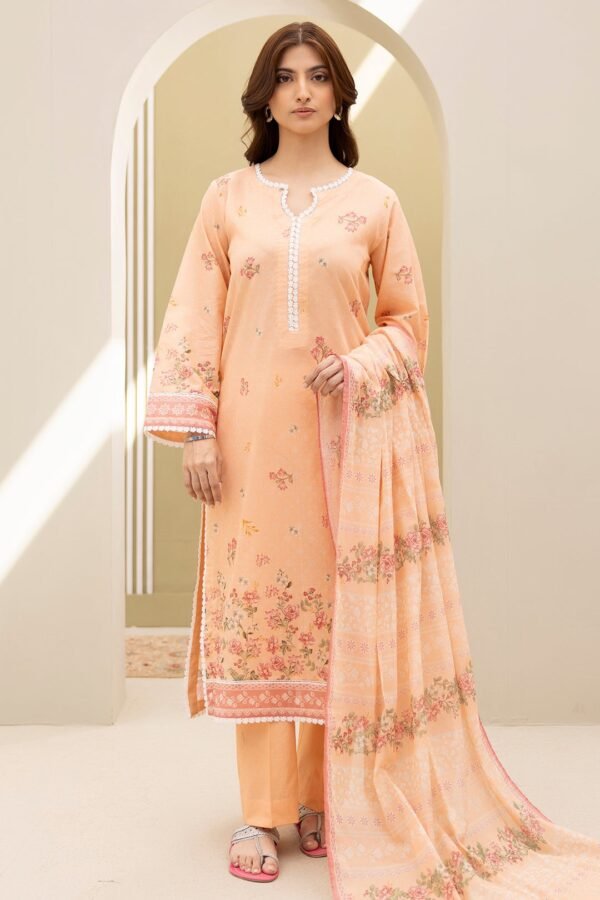 Zellbury Unstitched 3 Piece Printed Lawn Collection'2025 - D60 (WUS25X30498)