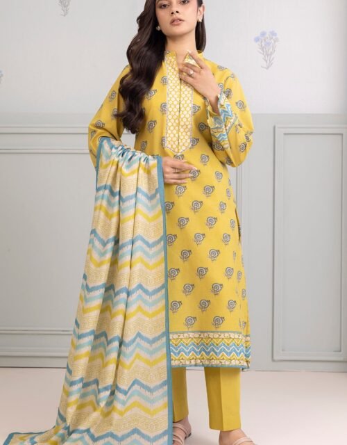 Zellbury Unstitched 3 Piece Printed Lawn Collection'2025 - D62 (WUS25X30433)