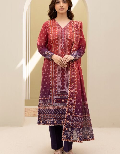 Zellbury Unstitched 3 Piece Printed Lawn Collection'2025 - D63 (WUS25X30426)