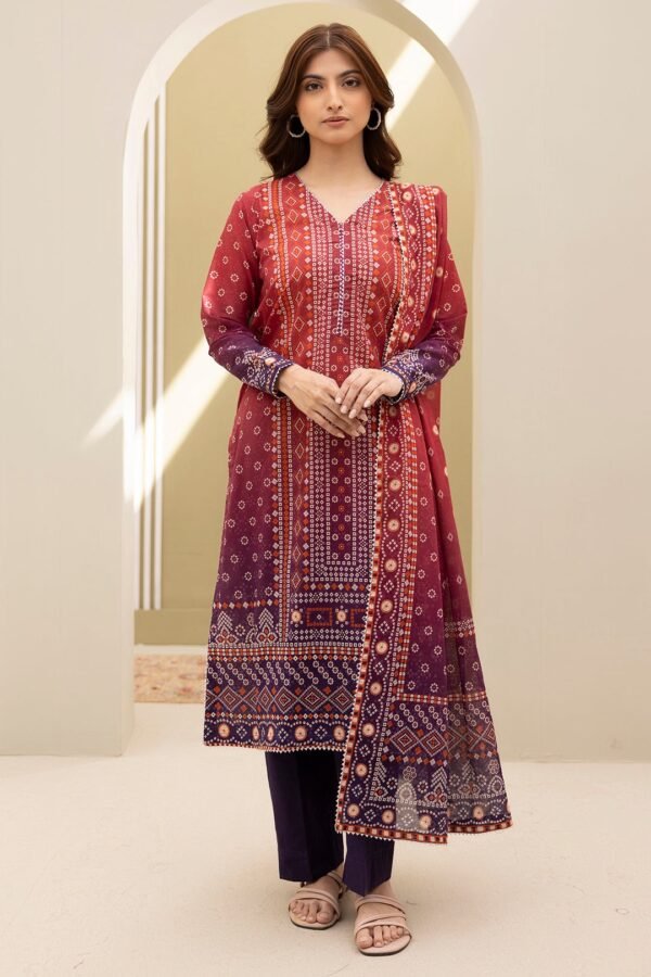 Zellbury Unstitched 3 Piece Printed Lawn Collection'2025 - D63 (WUS25X30426)