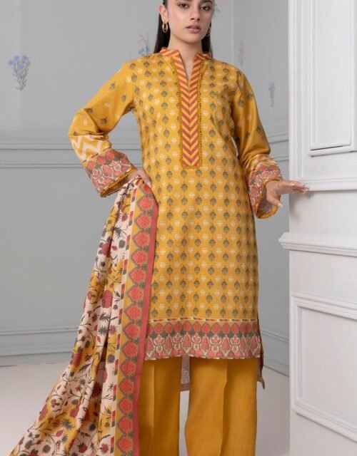Zellbury Unstitched 3 Piece Printed Lawn Collection'2025 - D65 (WUS25X30521)