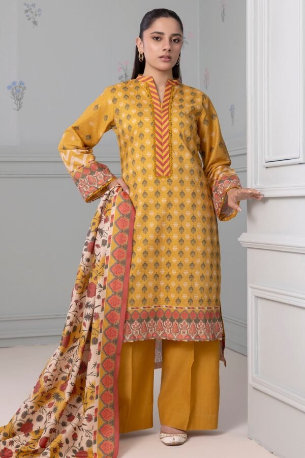 Zellbury Unstitched 3 Piece Printed Lawn Collection'2025 - D65 (WUS25X30521)