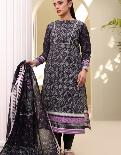 Zellbury Unstitched 3 Piece Printed Lawn Collection'2025 - D68 (WUS25X30379)