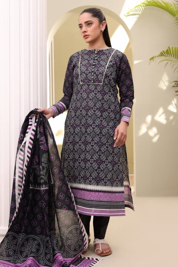 Zellbury Unstitched 3 Piece Printed Lawn Collection'2025 - D68 (WUS25X30379)