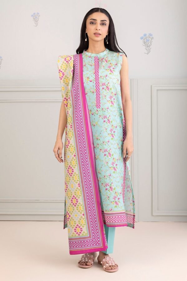 Zellbury Unstitched 3 Piece Printed Lawn Collection'2025 - D74 (WUS25X30439)