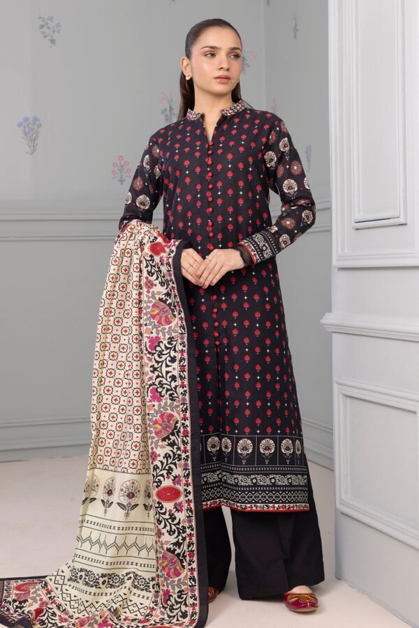Zellbury Unstitched 3 Piece Printed Lawn Collection'2025 - D76 (WUS25X30503)