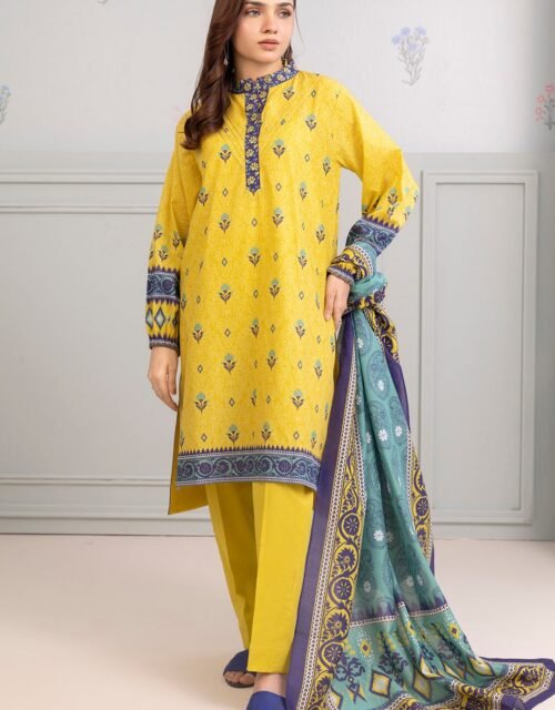 Zellbury Unstitched 3 Piece Printed Lawn Collection'2025 - D77 (WUS25X30437)