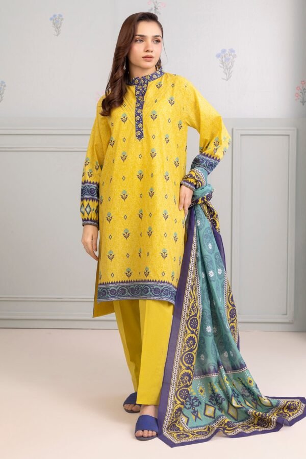 Zellbury Unstitched 3 Piece Printed Lawn Collection'2025 - D77 (WUS25X30437)